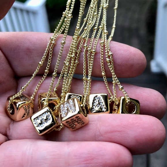 💗BACK IN STOCK!! Gold Dipped Charms on  16” Satellite Chain - Picture 2 of 8